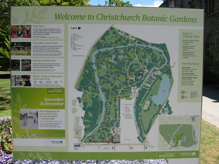 44 Christchurch Botanical Gardens Layout